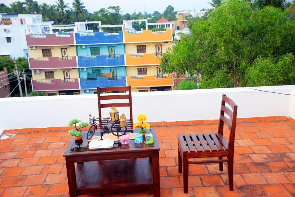 Mp Villa - Lovely Furnished Appartment Puducherry Eksteriør billede